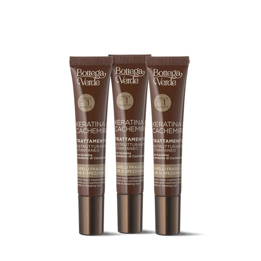 Tratamento com Queratina & Cachemire 3x15ml