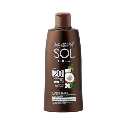 Leite Protetor Bronzeado Intenso Sol Cocco FP 20 200ml