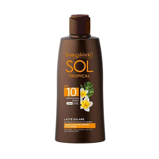 Leite Protetor Bronzeado Intenso Sol Tropical FP 10 200ml