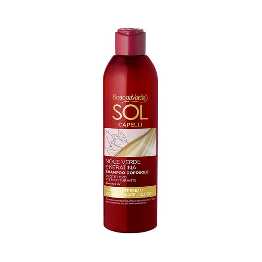 Shampoo Reparador Pós-Sol Sun Products para Cabelo 250ml