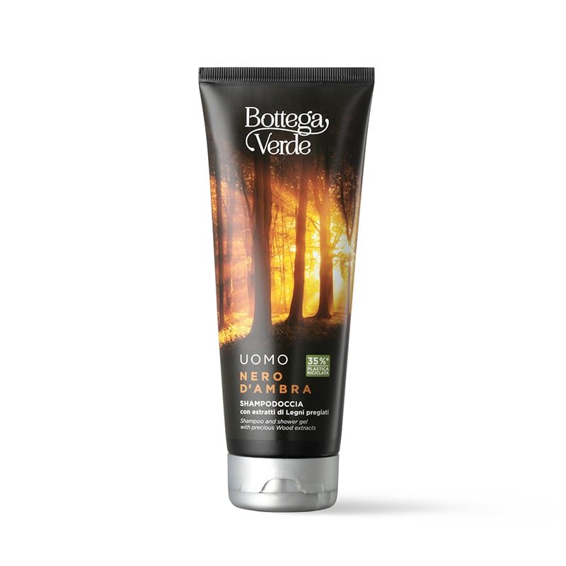 Shower Shampoo Man Black Amber 200ml