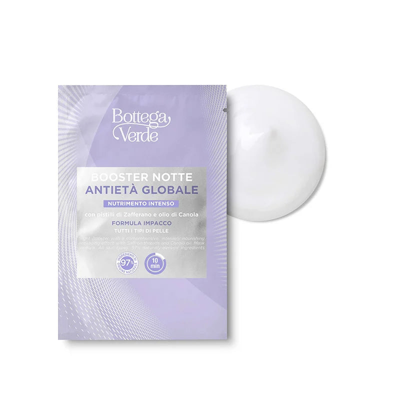 Máscara Night Booster Anti-idade Global Hidratação Intensa 8ml