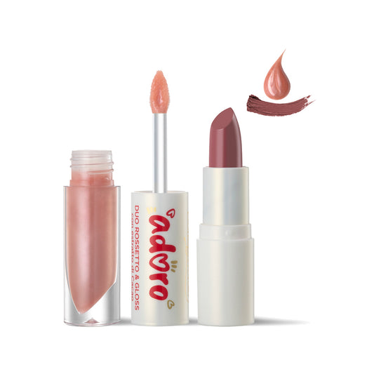 Duo Batom e Gloss Adoro 3ml + 3,5ml