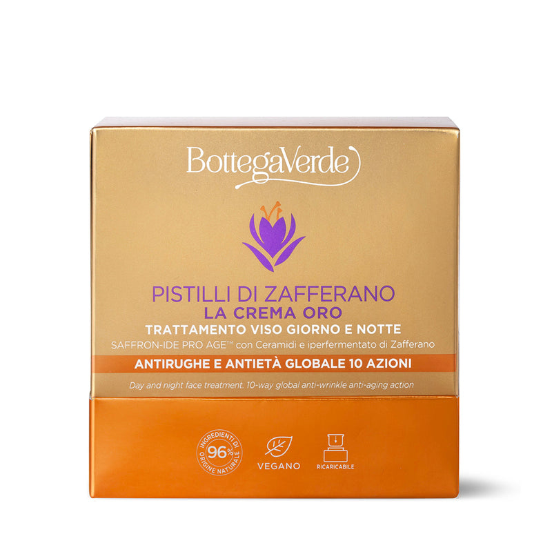 Creme de Rosto Dia e Noite Pistilli di Zafferano 50ml