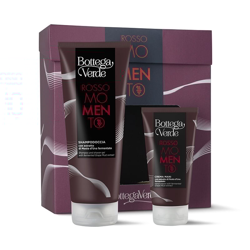 Coffret Man Rosso Momento Shampoo e Creme de Mãos