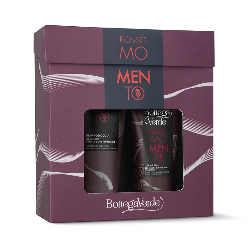 Coffret Man Rosso Momento Shampoo e Creme de Mãos
