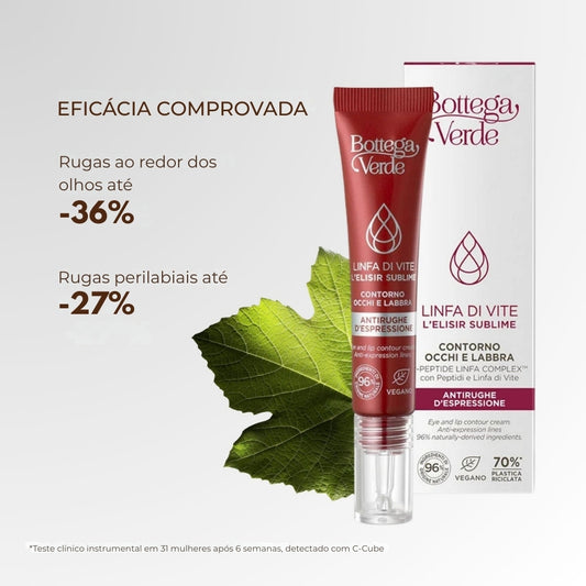 Creme de Contorno de Olhos e Lábios Linfa di Vite 10ml