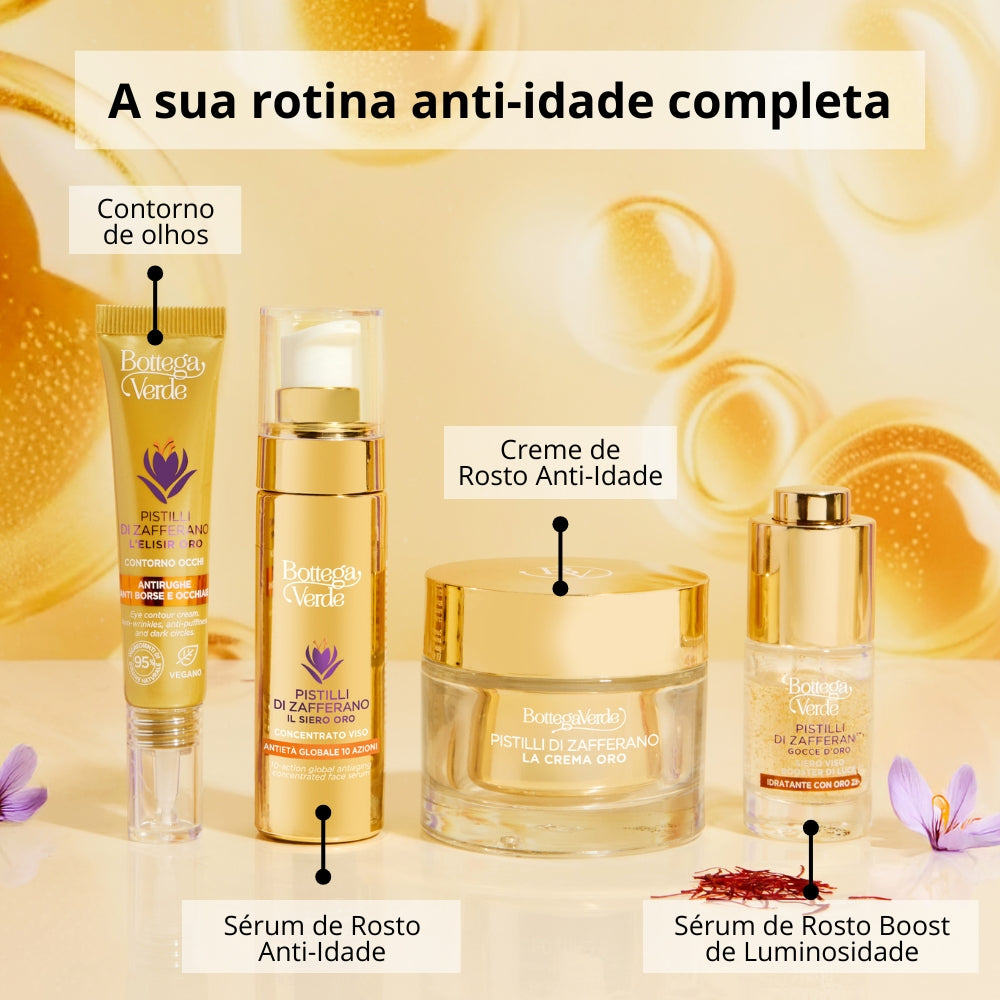Creme Contorno de Olhos Antienvelhecimento Pistilli di Zafferano 10ml