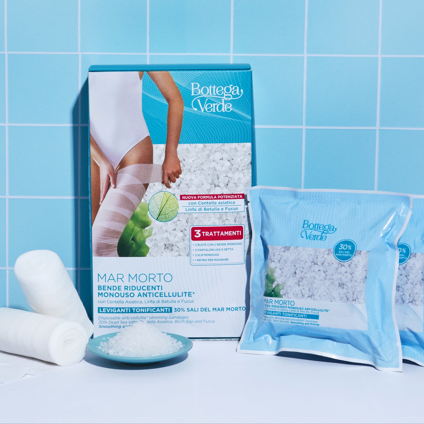 Bandagens Anticelulite e Emagrecimento do Mar Morto 3x60gr