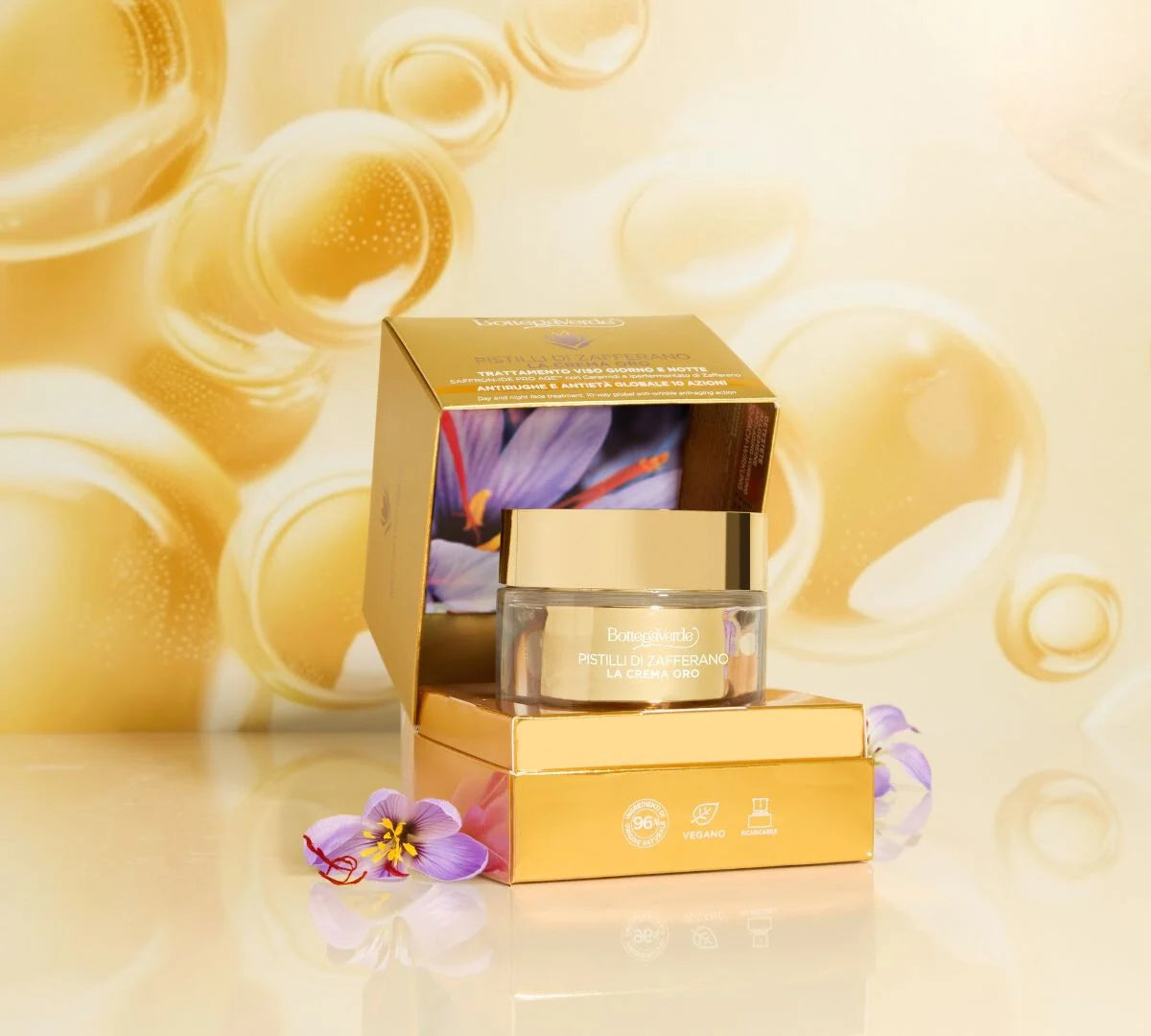 Creme de Rosto Dia e Noite Pistilli di Zafferano 50ml