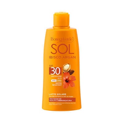 Creme Corpo Sol Ibisco Argan Antes Exposição Solar FP 30 200 Ml