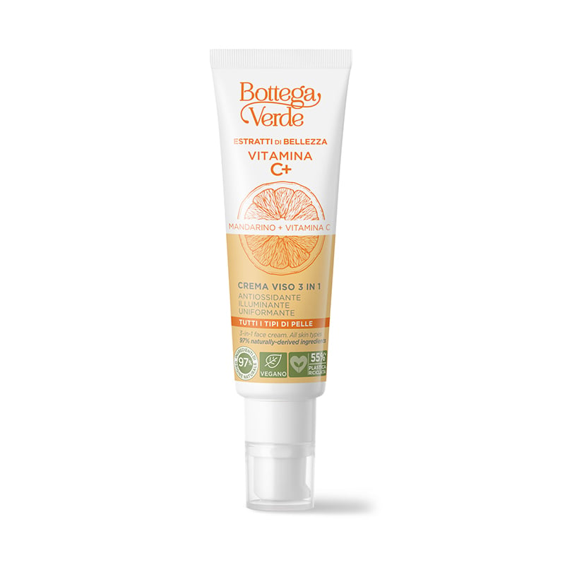 Creme Rosto 3 em 1 com Vitamina C+ Beauty Extracts 50ml