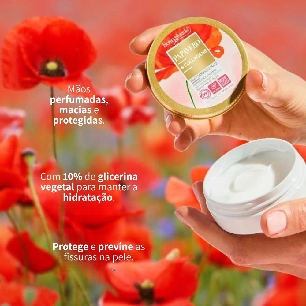 Tratamento de Mãos Papavero & Collagene 50ml