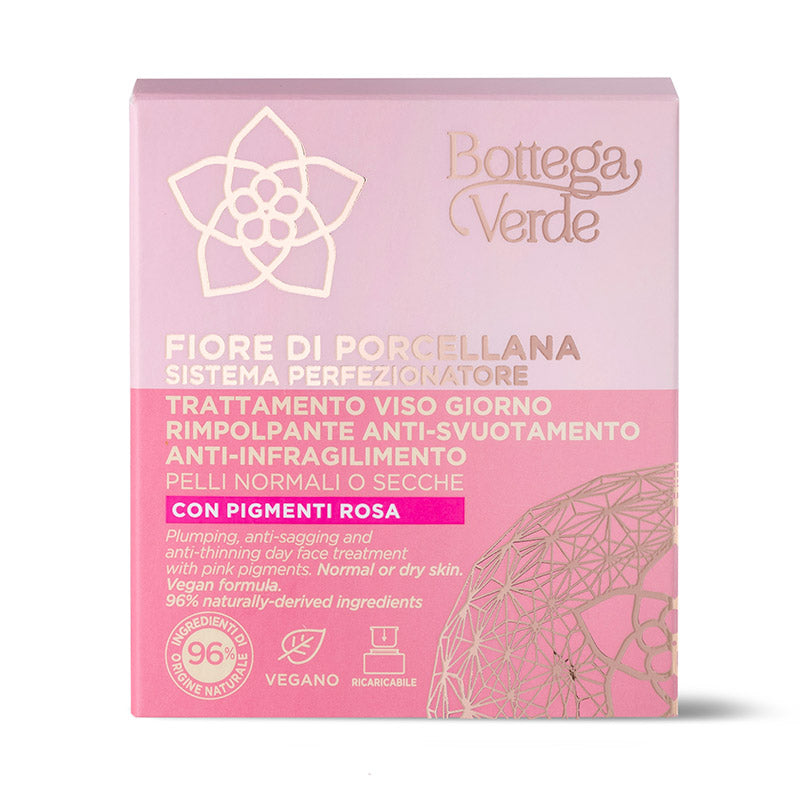 Tratamento Facial Volumizador Diurno Fiore di Porcellana para Pele Madura 50ml