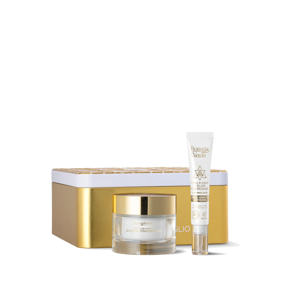 Coffret Creme Facial e Contorno Olhos Pétalas de Lírio