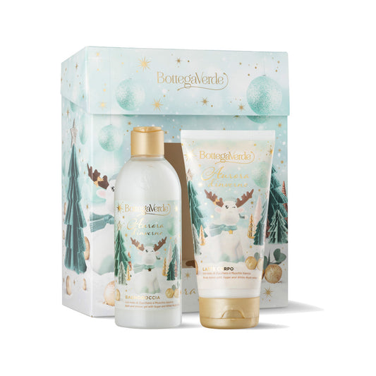 Coffret Gel de Banho e Leite Corporal Aurora D'Inverno