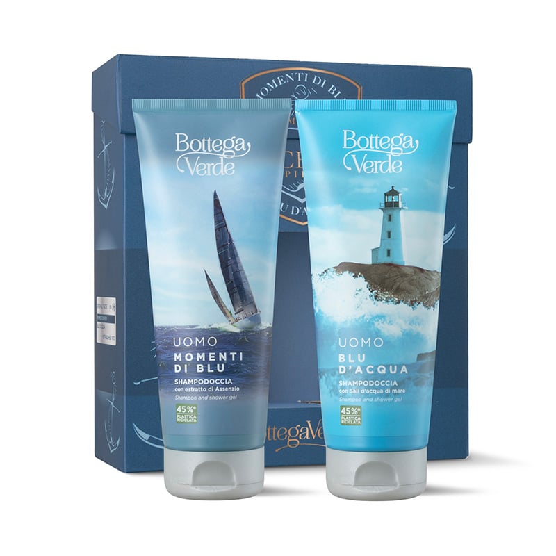 Coffret Man Momenti di Blu e Blu D'Acqua Shampoo