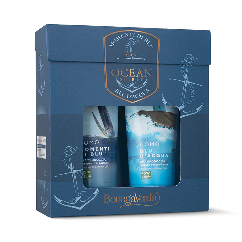 Coffret Man Momenti di Blu e Blu D'Acqua Shampoo