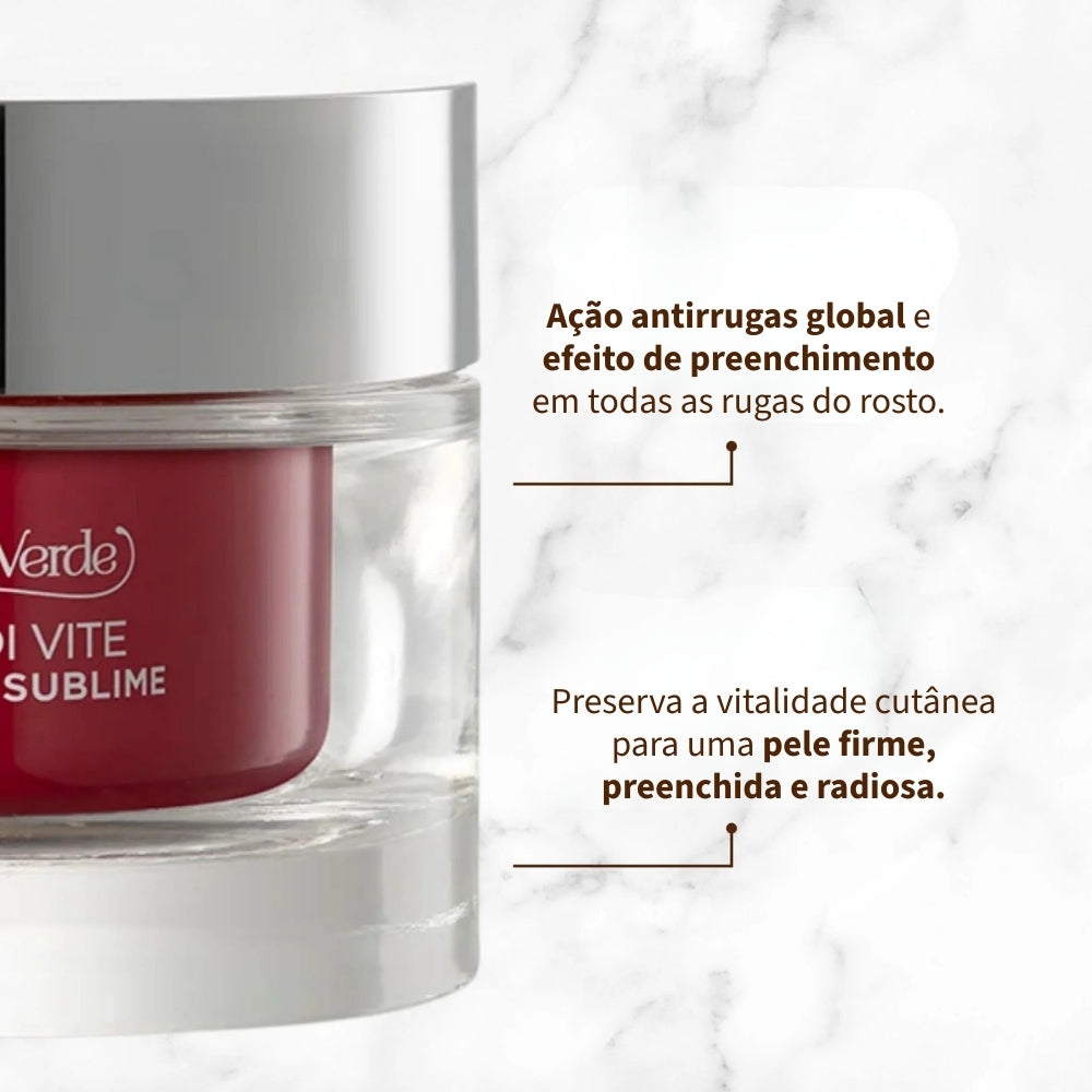 Recarga Creme de Rosto Dia e Noite Linfa di Vite 50ml