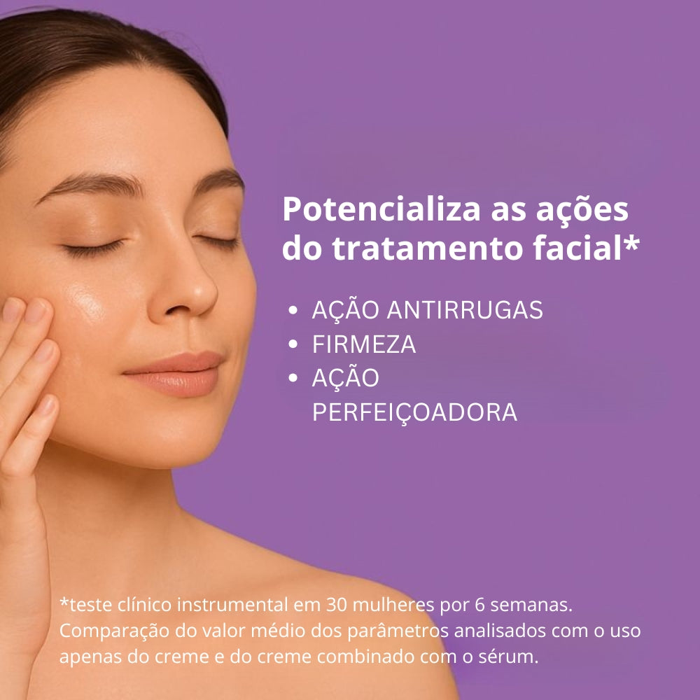Sérum Facial Antienvelhecimento Global com 10 Ações Pistilli di Zafferano 30ml