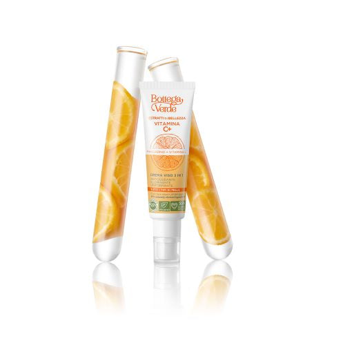 Creme Rosto 3 em 1 com Vitamina C+ Beauty Extracts 50ml